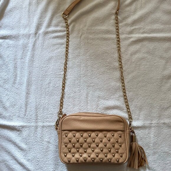 Like Dreams Crossbody with Tassel, Blush - Picture 1 of 7